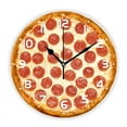 thumbnail image 3 of Funny It's Always Pizza Time Pepperoni Pizza Wall Clock for Kitchen Restaurant Decor Wall Watch for Diner Cafe Pizza Lover Gift（12 Inch）, 3 of 6