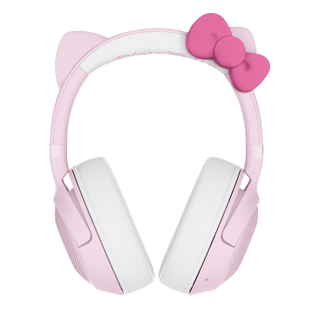 Razer - Kraken Kitty V2 BT Wireless Gaming Headset with Chroma RGB - Hello Kitty Edition - Pink