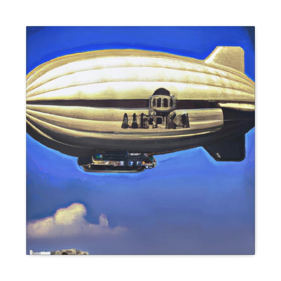 Blimp in the Sky - Canvas