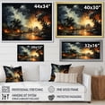 thumbnail image 4 of Designart "Electric Dance of the Storm I" Landscapes Floater Framed Wall Decor, 4 of 7