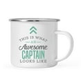 thumbnail image 1 of Koyal Wholesale Stainless Steel Campfire Coffee Mug, This is What an Awesome Captain Looks Like, 1 of 4