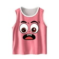 thumbnail image 3 of Eltusu Girls Cotton Tank Tops, Crew Neck Funny Sleeveless Fashion Summer Tops Shirts Pink Size 10-11 T, 3 of 3