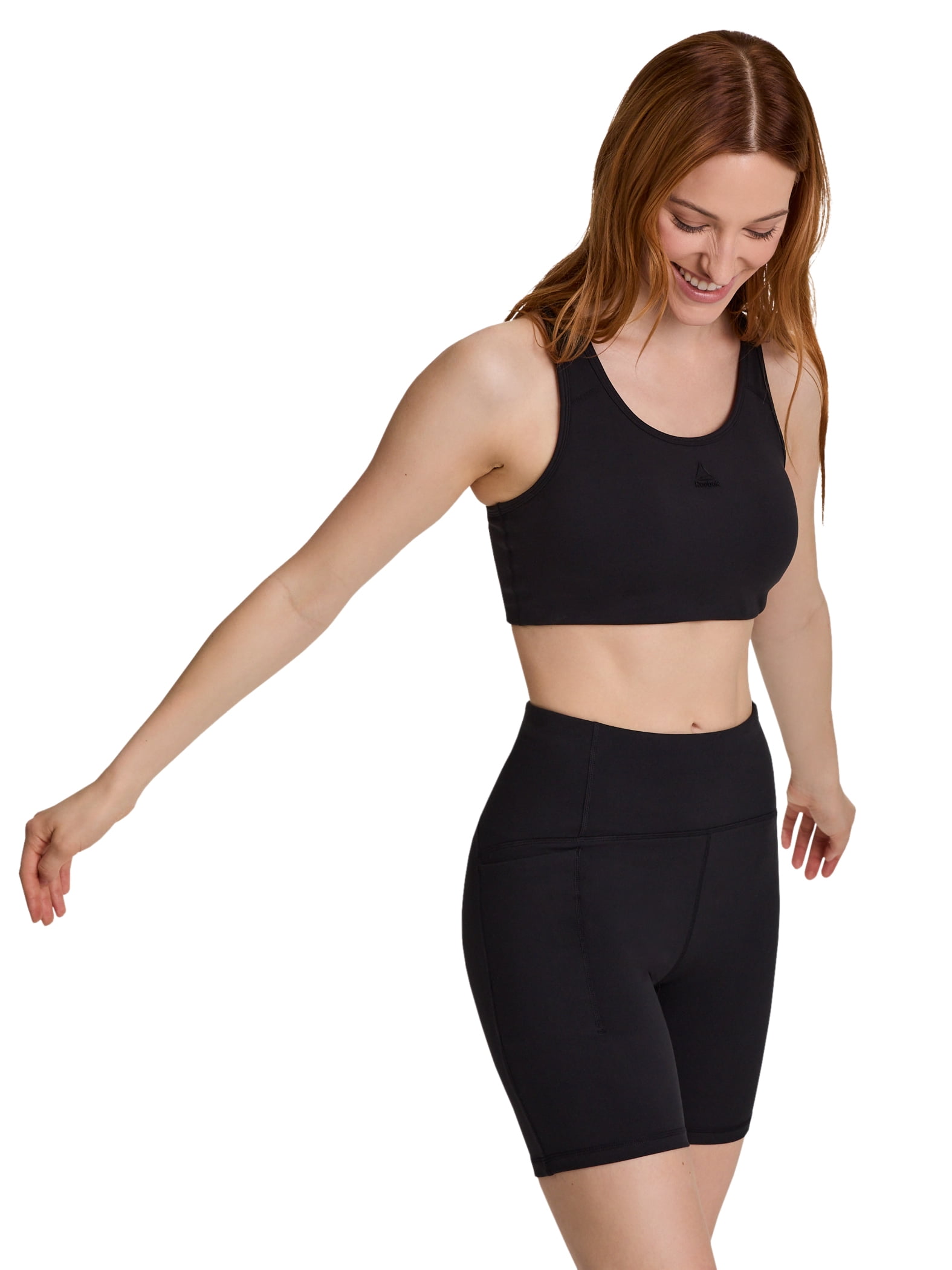 Reebok Women's Medium Impact Reflex Bra with Removable Cups, Sizes XS-4X