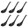 thumbnail image 1 of BESTONZON 6pcs Japanese Style Melamine Spoons Creative Plastic Soup Spoon Tableware for Home Restaurant (Frosted Surface, Hook Style), 1 of 3