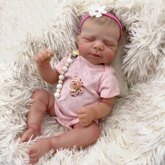 Reborn Baby Dolls 19inch  Pascale Full Body Silicone Newborn Baby Reborn Doll with 3D Skin Multiple Layers Painting with Visible Veins Soft Touch Doll