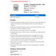 thumbnail image 2 of Oil Filter - Compatible with 2002 - 2006 Suzuki XL-7 2.7L V6 FI 2003 2004 2005, 2 of 2