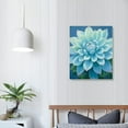 thumbnail image 3 of Shiartex Art Modern Canvas Wall Art Picture 16x20in for Living Room Bedroom Fall Decor Blue-green Succulents 16x20in, 3 of 3