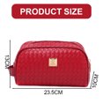thumbnail image 2 of Bolso cosmético portátil de gran capacidad impermeable del bolso del almacenamiento, hecho de PU, 2 of 5