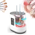 thumbnail image 1 of Fdrae Makeup Brush Cleaner,Fdrae Clean Brushes Fast,3 in 1 Electric Makeup Brush Cleaner,No Damage, Machine with Makeup Brush,Dryer-Holder-Portable & Automatic,Clean Any Mess with One Click, 1 of 6