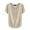 Beige, variant on Plus Size U-Neck Modal Tee - Women's Oversized Basic T-Shirt, Breathable Loose Fit Top for Layering or Casual Wear (Coffee | M)