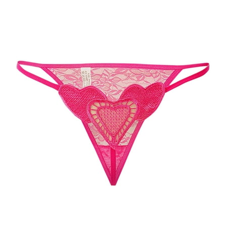 Yuhangmm Women Underwear Briefs Hollow Out Thong Transparent Underpants Lingerie Girls G String Sexy Body Stockings Lingerie