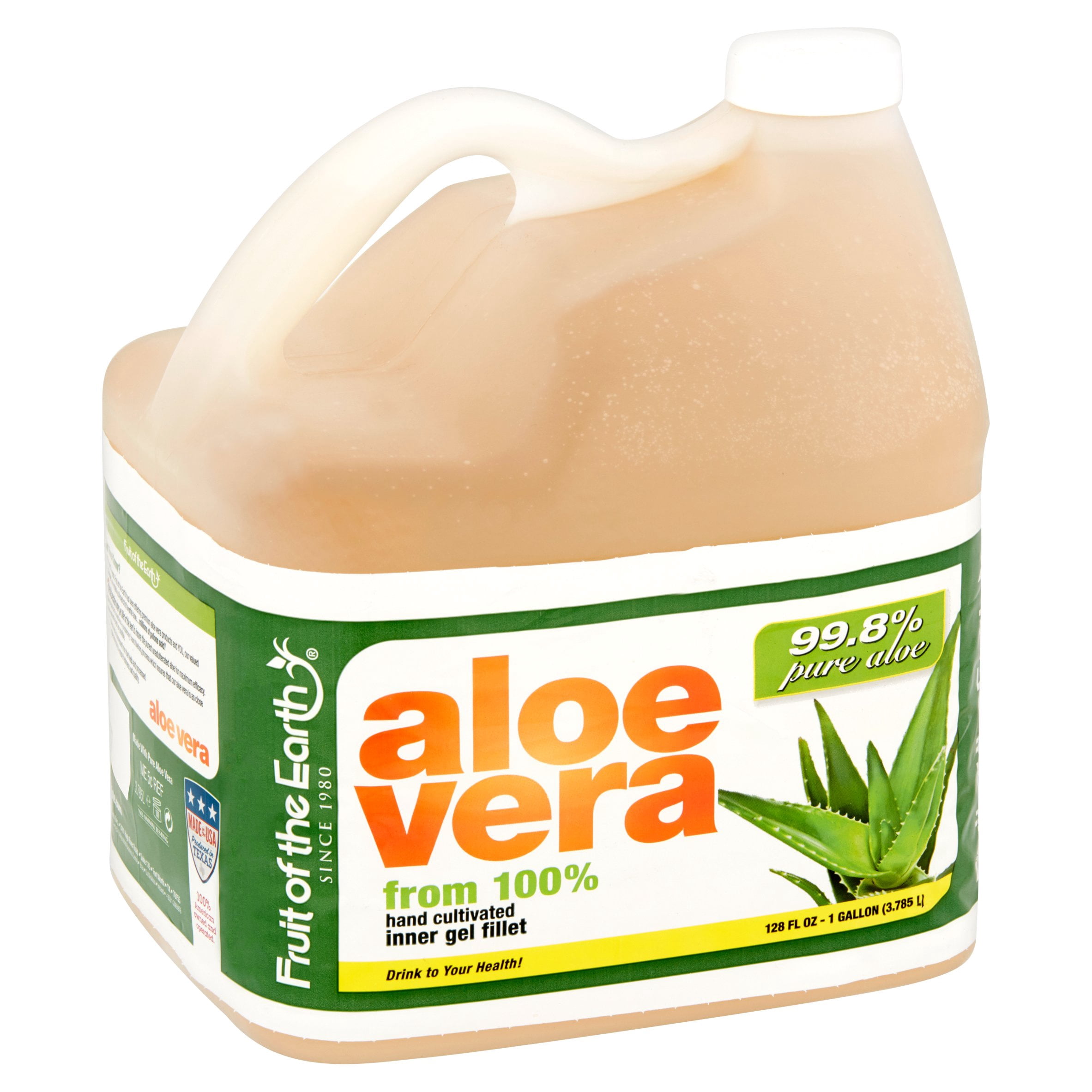 Fruit of the Earth Health & Wellness Aloe Vera Drink, 128 fluid ounces
