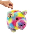 thumbnail image 2 of Large Plush Piggy Bank for Coins and Money, 2 of 6
