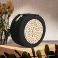 thumbnail image 6 of Naloa Coffee Donuts Round Jewelry Box, Travel Jewelry Organizer, 3.9 x 3.9 x 2in Jewelry Storage Box for Women-Black, 6 of 7
