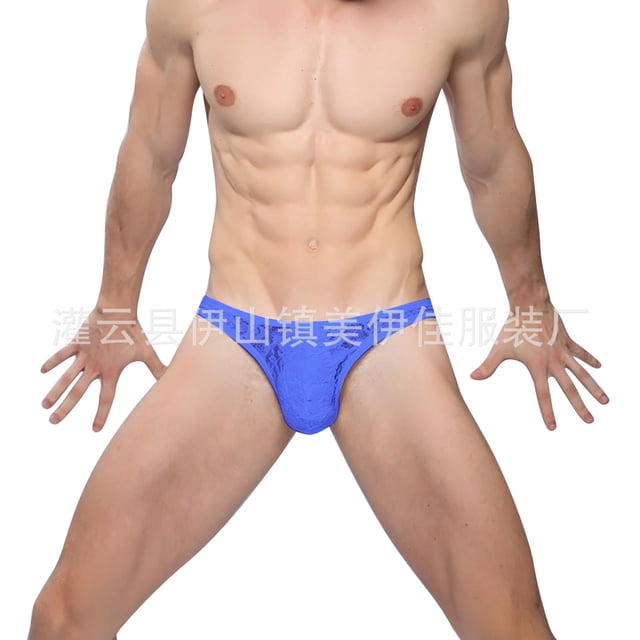 Tanga de encaje para hombres de Europa y Estados Unidos, ropa interior sexy, ropa interior sexy, pantalones T transparentes para hombres