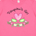 thumbnail image 4 of Inktastic Pawpaw's Girl Heart Flowers Girls Baby T-Shirt, 4 of 5