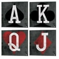 thumbnail image 2 of Metaverse Aubree Perrenoud 'Jack of Diamonds, Queen of Hearts , King of Clubs & Ace of Spades Gray' Canvas Art (Set of 4), 2 of 5