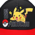 thumbnail image 5 of Pokémon Pikachu 025 Red Brim Kids Snapback Hat, 5 of 5