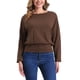 thumbnail image 1 of INSPIRAR CHIC Blusas de Punto de Manga Larga para Mujer, Top Suelto de Hombro Caído, Camiseta Blusa XL Café, 1 of 5