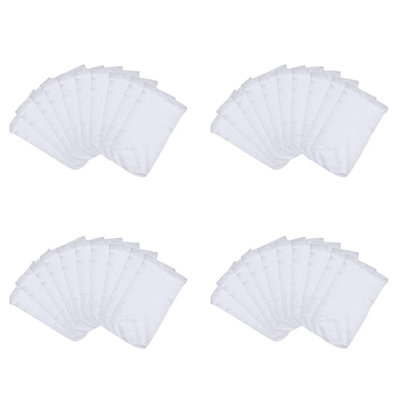 40Pcs Skimmer Basket Filter Pool Filter Saver Socks, Swimming for Filtering Leaves,40 x .,White