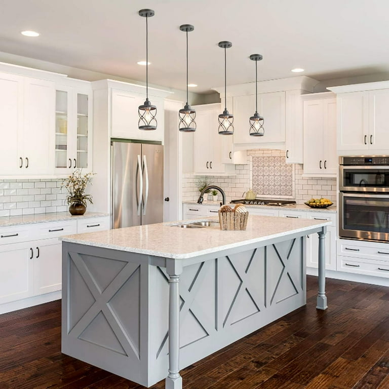 Laluz industrial mini pendant lighting for farmhouse kitchen island foyer 4.75 deals
