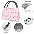 thumbnail image 4 of Fotbe Hand Drawn Strawberry Bolsa Térmica Portátil con Estampado, Bolsa de Entrega de Alimentos Aislada, Bolsa Reutilizable de Gran Capacidad para Comidas y Supermercado, 4 of 6