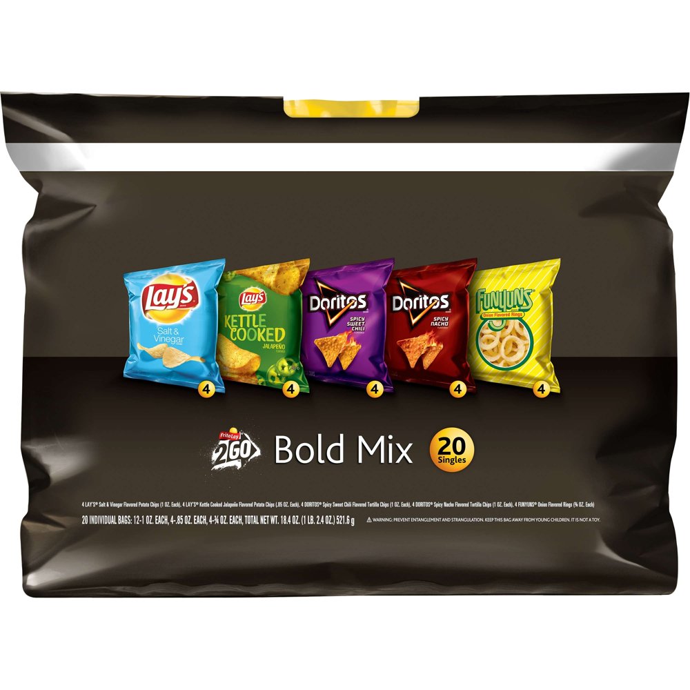 Frito Lay Bold Mix Variety Pack, 20 Count