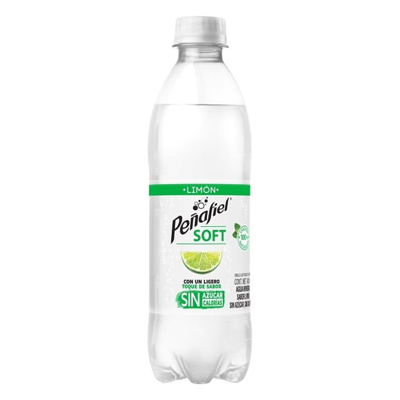 Agua mineral Peñafiel Soft Seltzer limón 400ml