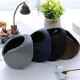 thumbnail image 4 of Unisex Solid Winter Earmuffs Women Men Ear Cover Thicken Plush Soft Warm Earmuff Warmer Apparel Accessories Navy blue, 4 of 9