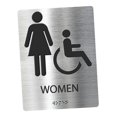 thumbnail image 3 of Letrero de baño, letrero de baño, tablero de señalización, letrero de baño , letrero de inodoro moderno para hombres y mujeres, supermercado, Estilo B, 3 of 8