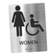 thumbnail image 3 of Letrero de baño Tablero de señalización Letrero de baño público Placa Letrero de baño para hombres y Estilo B, 3 of 9