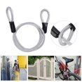thumbnail image 4 of Wire Rope Lock,120cm Lengthen Durable Steel Steel Rope Wire Rope Convenient Use, 4 of 9