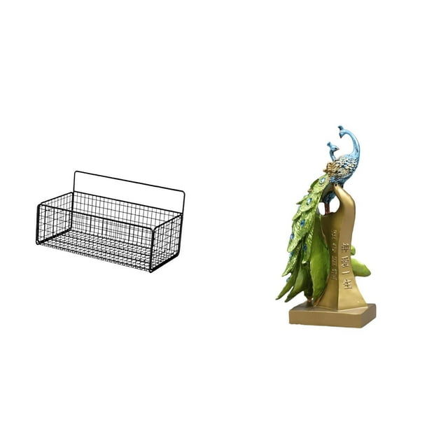 Estante organizador flotante de metal con forma de para cocina, baño, sala de estar, encimera, oficina, escritorio, entrada, mesa, centro de