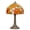 Yellow, variant on Fompes 12-inch Sunflower Reading Desk Light,Stained Glass Bedroom Table Lamp,Include Light Bulb (Yellow)