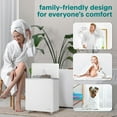 thumbnail image 6 of SereneLife Rectangular Towel Warmer Bucket, Large Capacity, Single-Touch Towel & Blanket Warmer with Built-in WiFi, Silver, 6 of 7