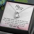 thumbnail image 3 of To Mom Remember Message Mort Ne Change Rien pour Toujours Collier avec Carte Message, 3 of 8