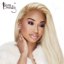 Lace Front Human Hair 613 Honey Blonde Wig