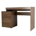 thumbnail image 1 of Escritorio de Oficina Secretarial 2 Cajones Suez Roble Mundo In Home Office, 1 of 7