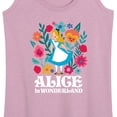 thumbnail image 3 of Alice In Wonderland - Wonderland Flowers - Women's Racerback Tank Top, 3 of 5