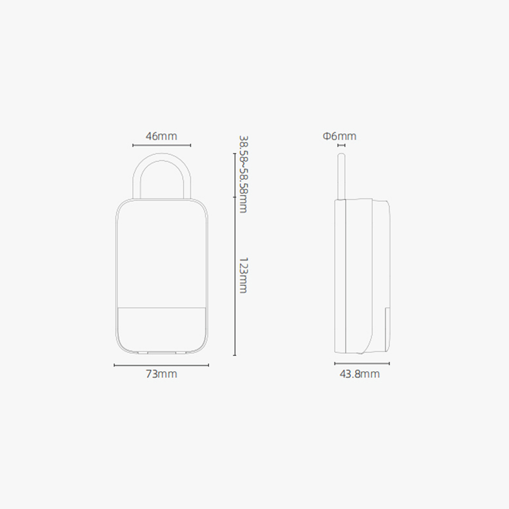 Owsoo Yeeuu Tuya Smart Key Aufbewahrungsbox Bt 4 2 Drahtloses Netzwerk Fingerabdruck Passwort Schlussel Safe App Fernbedienung Aluminiumlegierung Key Lock Box Wetterfest Sicherheitstechnik Baumarkt Suenaacampo Com
