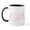 White/Black Inside, variant on CafePress - Hope Pink Ribbon Breast Cancer Awaren Mug - 11 oz Ceramic Mug - Novelty Coffee Tea Cup