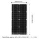thumbnail image 4 of Panel Solar De 20W 18V 12V / 5V Usb Dual Ip65 A Prueba De Agua Con Cargador De Controlador Pwm De 12V / 24V Para Automóvil Rv Barco (30A) Monstrate AF000345-00, 4 of 6