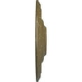 thumbnail image 4 of Ekena Millwork 14 3/4"OD x 1 3/4"P Traditional Ceiling Medallion (Fits Canopies up to 4"), Hand-Painted Mississippi Mud Crackle, 4 of 6