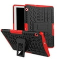thumbnail image 1 of Huawei Mediapad T3 10 Case, Armor Style Hybrid Pc + Tpu Silicone Case With Stand Protective Case For Huawei Mediapad T3 10 (9.6 Inch) Tablet Case Cover Bag - Red, 1 of 6