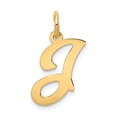thumbnail image 1 of Diamond2Deal 14K Pendentif Initiale en Or Jaune Lettre J pour Femmes, 1 of 6