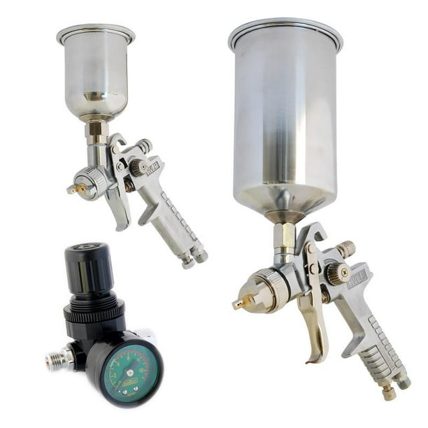 HVLP Gravity Feed Spray Gun Kit for Air Compressors