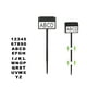 thumbnail image 2 of RKSTN Solar Light Solar House Number Sign Light Lighted Address Numbers Outdoor Solar Powered Illuminated LED Address Plaques For Outside Yard Street House, 2 of 8