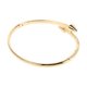 thumbnail image 4 of KAKOWELY Brazalete abierto de cobre y circonita para mujer, pulsera brillante única, joyería para cumpleaños, boda, novia, accesorios, 4 of 5