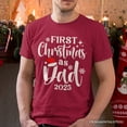 thumbnail image 5 of First Christmas as Dad 2025 Christmas T-Shirt, Matching Family Holiday Tee, 5 of 6