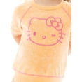 thumbnail image 2 of Hello Kitty Toddler Girl Embroidered Graphic Top and Ruffle Shorts Set, 2-Piece, Sizes 12M-5T, 2 of 5